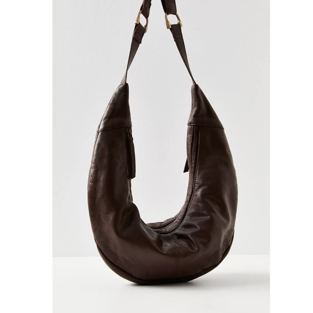 NWT Free People Idle Hands Sling - Espresso - Picture 2 of 9
